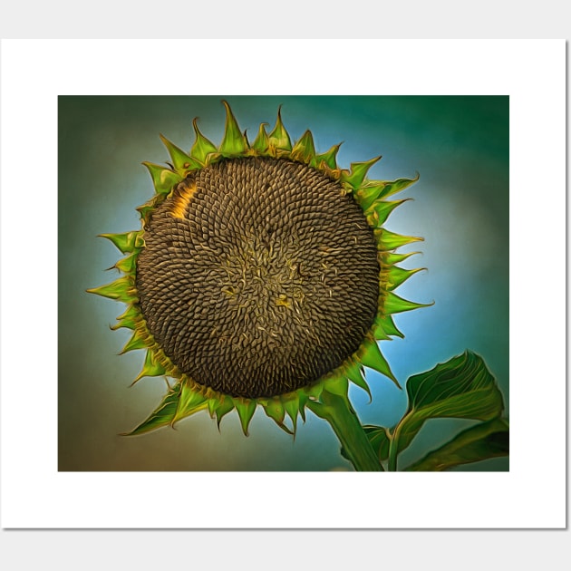 Sunflower painting artwork Wall Art by Choulous79